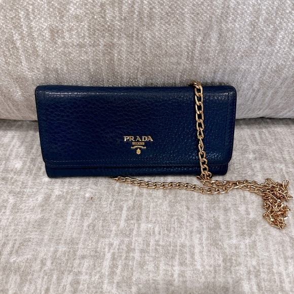 Prada Handbags - ✨💎FULL INCLUSION💎✨PRADA Saffiano pebbled leather wallet